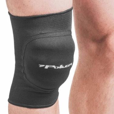 Imagem de Joelheira poker pro volei unissex, Preto, G