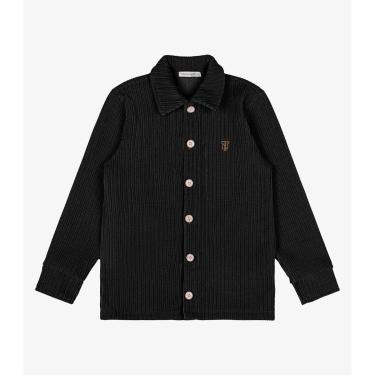 Imagem de Camisa Infantil Manga Longa Trick Nick Preto-Masculino