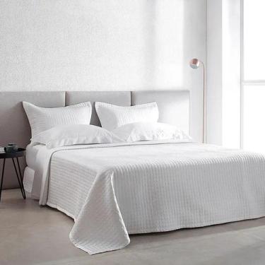 Imagem de Jogo de Lençol Cama Queen Buddemeyer Percal 300 Fios Bordado Ponto Ajo