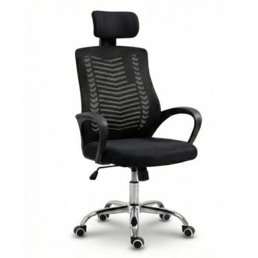 Imagem de Cadeira Escritório Office Presidente Giratória Ergonômica Premium com 