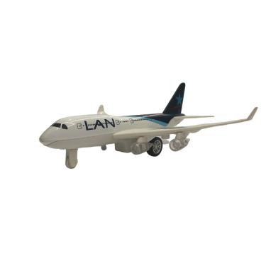 Imagem de Miniatura Avião Lan 4 Turbinas c/ som e luz 1:300 Die Cast