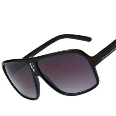 Imagem de Óculos de Sol Aviador Masculino Quadrado Lente Polarizada - Meuoculos