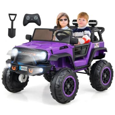 Imagem de Carrinho Elétrico Infantil INFANS 2 Lugares 4x4, 4 Motores 550W, Jeep SUV, MP3 USB Controle Remoto, 24V