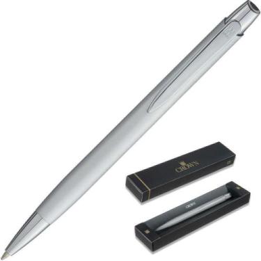 Imagem de Caneta Esferográfica Berna Esfera Prata - Crown