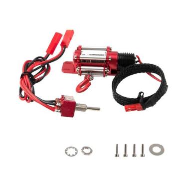 Imagem de Carro RC Em Escala 1/10 Com Guincho De Metal E Controle Para Traxxas H