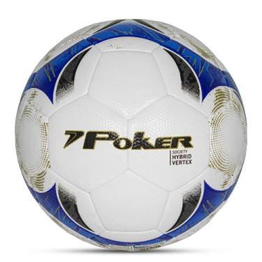 Imagem de Bola Futebol Society Profissional 32 Gomos Hybrid Vertex 05846, Mr, Pt