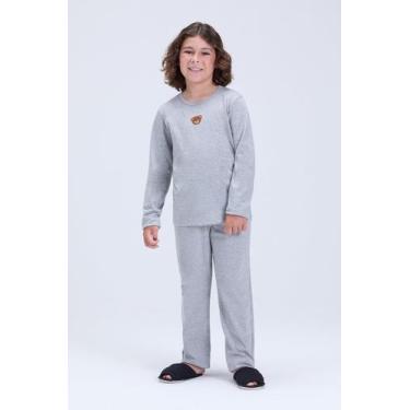 Imagem de Pijama Infantil Masculino de Inverno Ursinho - Vida Costeira Oficial, 