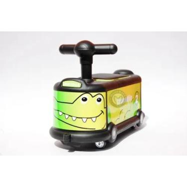 Imagem de Andador Onibus Infantil sem Pedal Balance Moveways, Crocodile