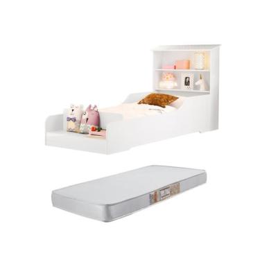 Imagem de mini cama infantil juvenil montessoriana liz casinha com proteção late