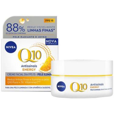 Imagem de Creme Facial Hidratante Nivea Q10 Energy 3 vezes anti-oxidantes / Anti
