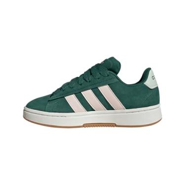 Imagem de adidas Grand Court Alpha feminino, Verde universitário/quartzo maravilha/verde linho, 8.5