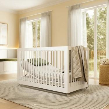 Imagem de Berço Evolutivo 3 em 1 com Sistema Anti Refluxo Pneumático Lion Branco