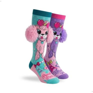 Imagem de Meias Altas Malucas Divertidas Infantil Juvenil Colorida 3d - BBH, Cac