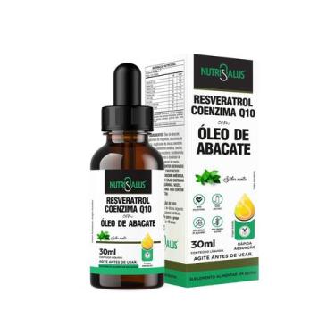 Imagem de Resveratrol Coenzima Q10 Em Óleo De Abacate Vitaminas E Minerais 30ml 