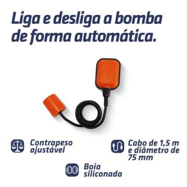 Imagem de Boia eletrica de nivel intech machine be25 127/220v