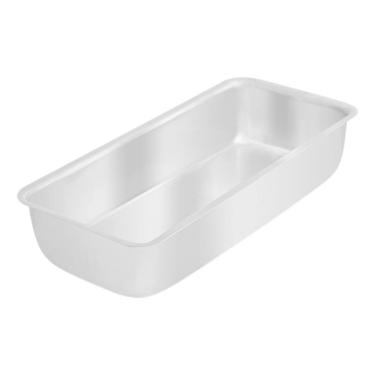 Imagem de Forma para Bolo Forma de Cuca 1,5L Alumínio 23x13 para Pães e Rocamboles com Cozimento Uniforme para Forno