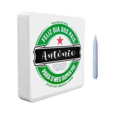 Imagem de Luminária Box Slim Beer Daddy USB Tpc com Luz Difusa Bivolt e Fita de LED 5W para Decoração Preto