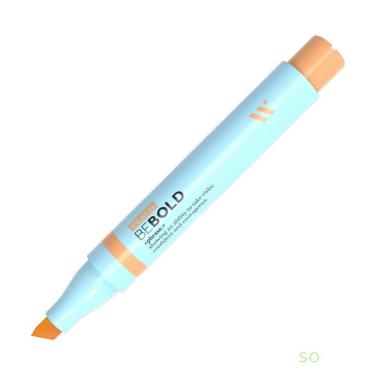 Imagem de Marca-texto Newpen Be Bold Peach (Amarelo Queimado) com Cores Vibrantes e Design Ergonô...