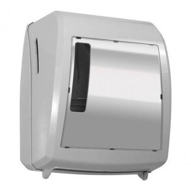 Imagem de Toalheiro para Papel Bobina Elite Class Auto Corte com Sistema Automático Que Libera 28 cm por Vez Branco Higipack