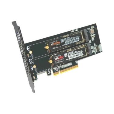 Imagem de Placa De Expansão PCIe 4.0 X16 Para 4xNVMe M.2 Para Placa-Mãe De PC 22