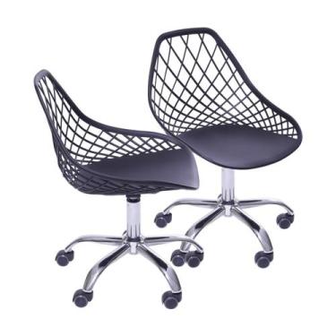 Imagem de Kit 2 Cadeiras Polipropileno Base em Madeira - OR Design