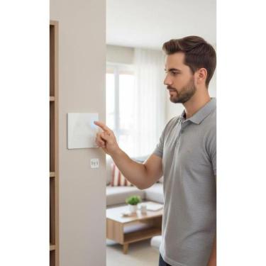 Imagem de Interruptor Inteligente 4 Teclas Touch Wi-Fi Bivolt Branco - Congratul