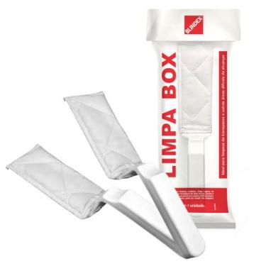 Imagem de Kit 2 limpador box vidro janela blindex espatula transpasse