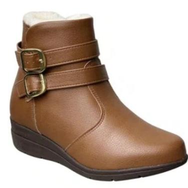 Imagem de Bota Modare Caramelo Branco Off Feminino Original 7085.206-Feminino