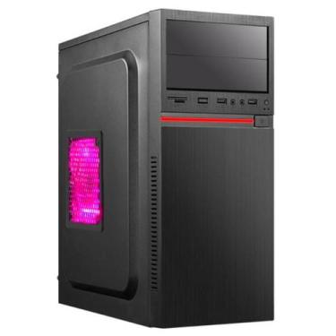 Imagem de Gabinete Pc Atx Xway 01125 Com Fonte 230w E Cooler Fan 120mm, Rosa