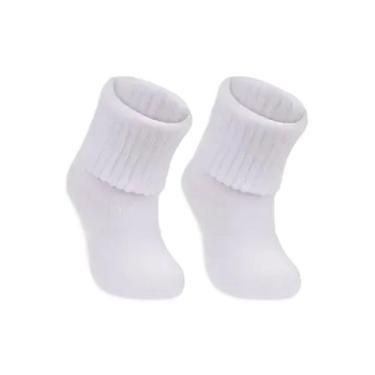 Imagem de Kit/2 Meia Cano Médio Lupo Baby 02057-088 Punho Soft Atoalhada Algodão