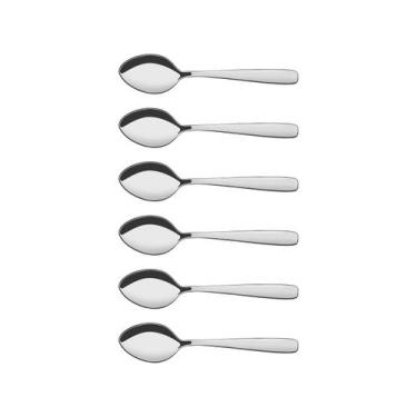 Imagem de Jogo de Colher Aço Inox Tramontina Amazonas 6 Peças, Inox, 6 peças