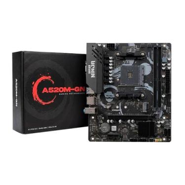 Imagem de Placa Mãe Gamer Ninja A520M, Chipset A520, AMD AM4, M-ATX, DDR4, GN-MB
