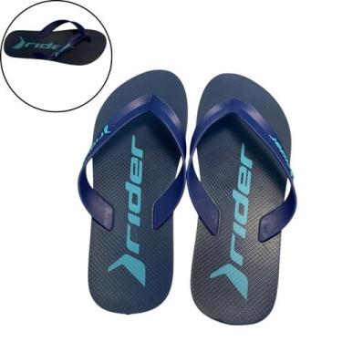 Imagem de Chinelo Rider Feel Dedo Masculino Leve, Macio e Confortável, Azul, Ver