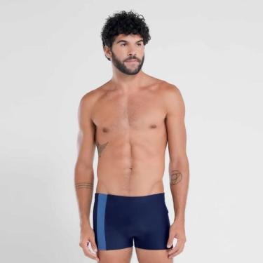 Imagem de Sunga Boxer Mash com Bolso Lateral Plus Size - 300.120X, Marinho, XGG