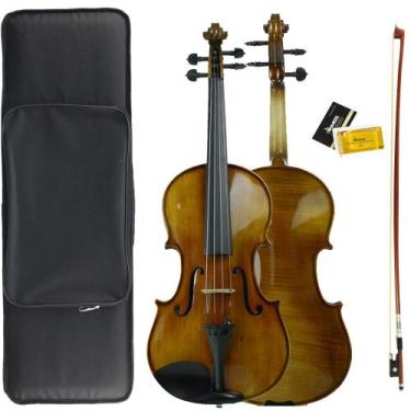 Imagem de Violino Orquezz Strad 4,4 Oficina Madeira Maciça Atiro e Abeto com Est