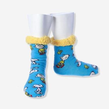Imagem de Pantufa cozy snoopy pattern "p"