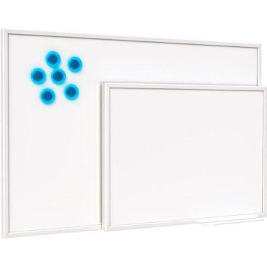 Imagem de Quadro Aviso Magnético 40X30CM FIT Branco - Stalo