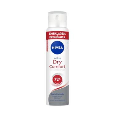 Imagem de NIVEA Desodorante Antitranspirante Aerossol Dry Comfort 200ml, Proteção 72h, Contra Suor e Mau Odor, Dupla Proteção, Antibacteriano