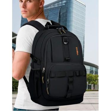Imagem de Mochila Masculina Esportiva Bolso Para Notebook Executiva - M3M, Preto