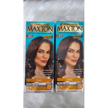 Imagem de Kit 2 Tintas creme Maxton Embelleze cor 6.7