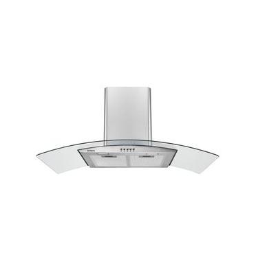 Imagem de Coifa de Parede Mondial CF90-01 90cm Inox e Vidro com Exaustor Depurador LED Inox 220V