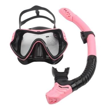 Imagem de Máscara de Mergulho Profissional com Snorkel - Adulto Unissex - Conjun