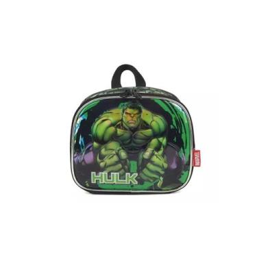 Imagem de Lancheira Térmica Infantil Hulk 3D Luxcel, Verde