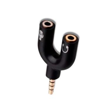 Imagem de Adaptador P2 Macho Jack Stereo (3,5mm) Para P2 (3,5mm) Fêmea - MIXJAM