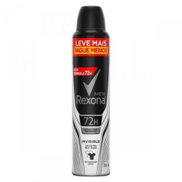 Imagem de Desodorante Rexona Men Invisible Aerossol Antitranspirante 72h com 250