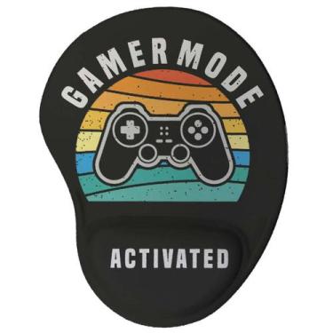 Imagem de Mouse pad Ergonômico Gamer Mode Presente Criativo Geek - Geek Vip, Pre