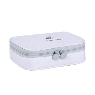 Imagem de Bolsa de Primeiros Socorros Linsiter 14x11x4 cm Branca para Viagem