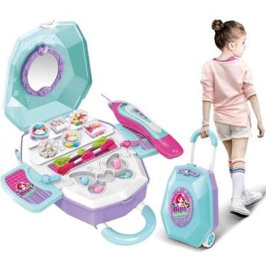 Imagem de Mochila Maleta Mala Bijuterias Biju Collection Brinquedo Portátil 2 em