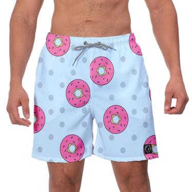 Imagem de Short Praia Masculino W2 Estampado Academia Caminhada Corrida Qualidade-Masculino