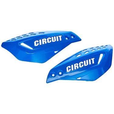 Imagem de Circuit Equipment - Par Protetor de Mão Vector Universal para Motos e Bicicletas - Nylon Resistente com Design Confortável - Durabilidade e Estilo - Azul TM/Branco